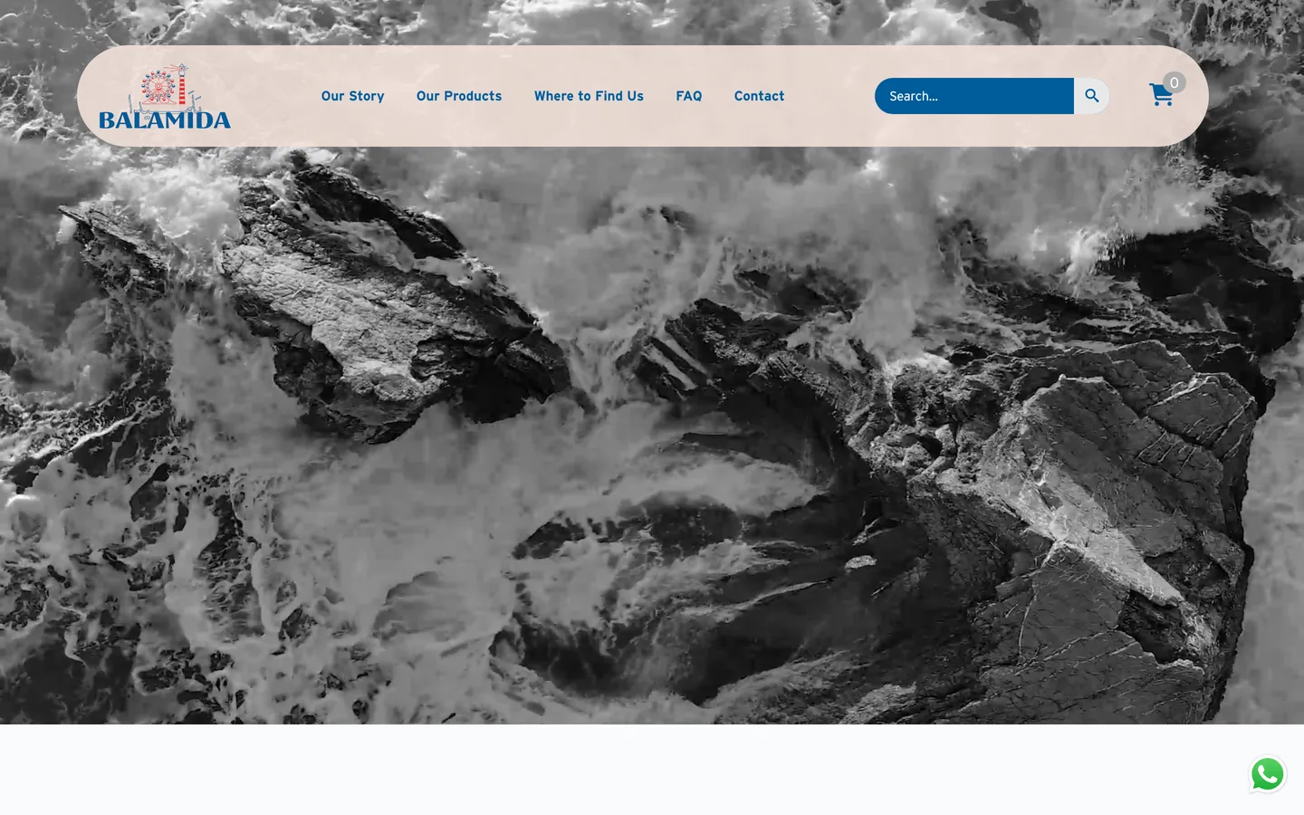 The Balamida Fishery online store built by co.gent