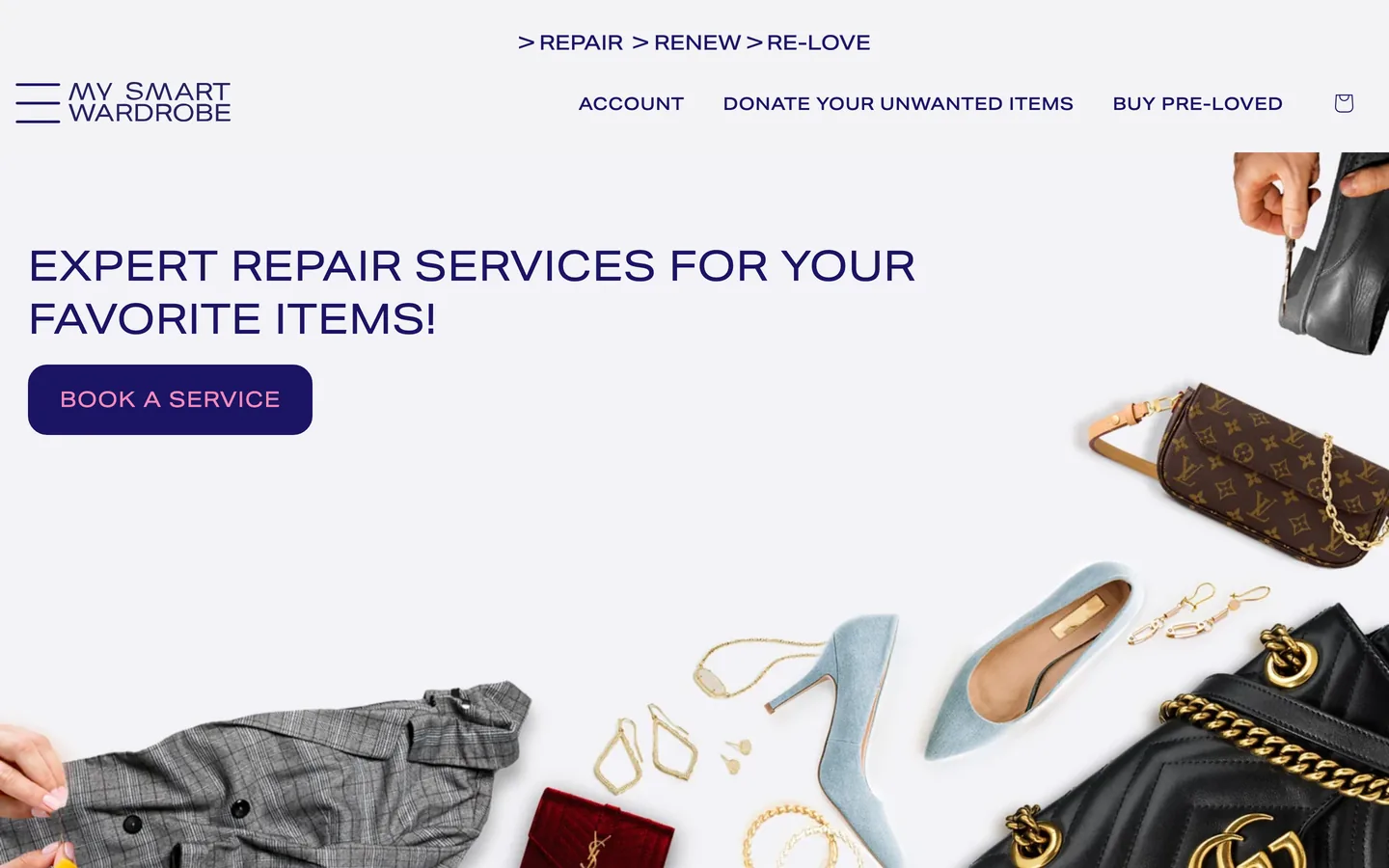 The My Smart Wardrobe online store built by co.gent