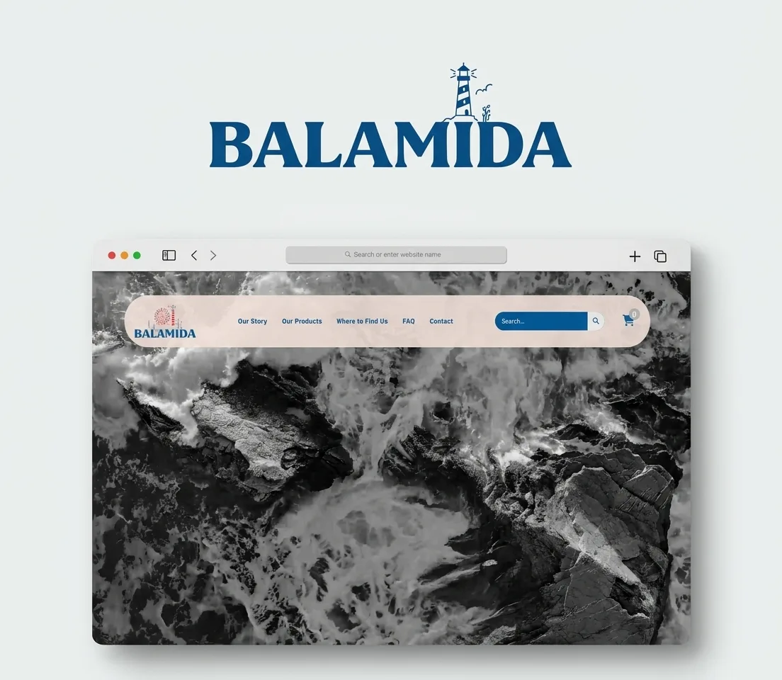 The Balamida Fishery online store built by co.gent