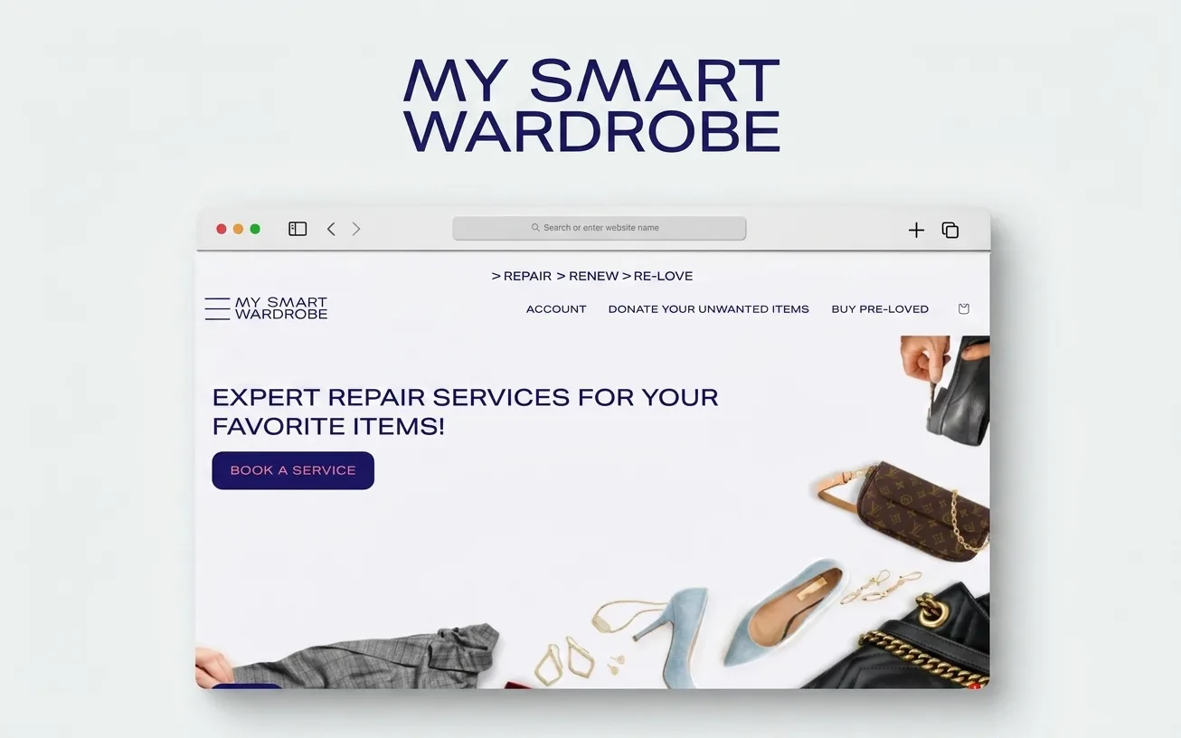 The My Smart Wardrobe online store built by co.gent