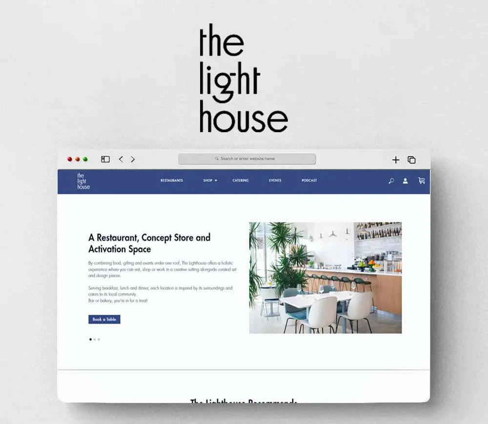 The The Lighthouse online store built by co.gent
